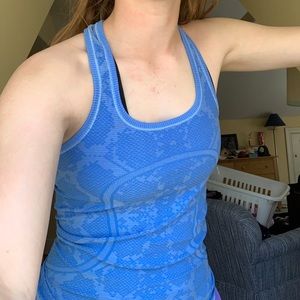 Lululemon Swiftly Tech Racerback Blue Snakeskin